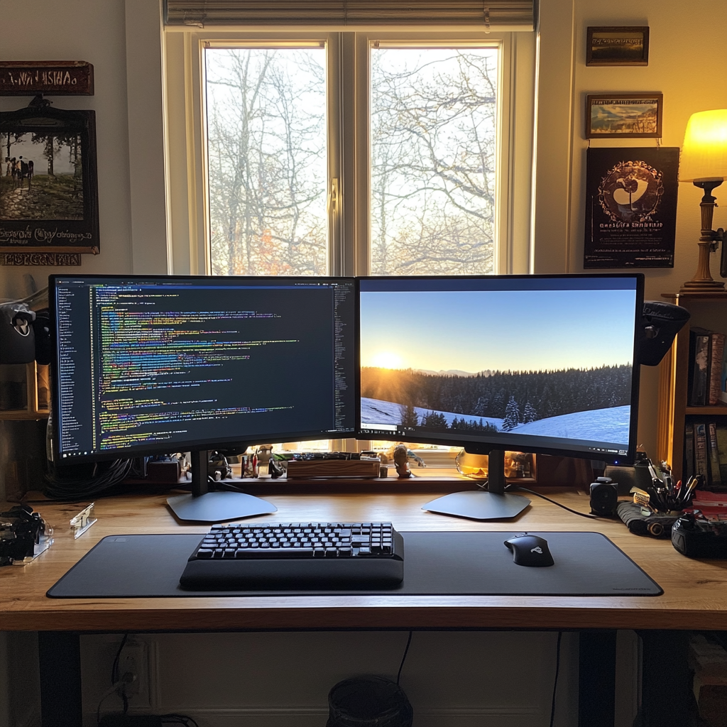 Connecting two monitors